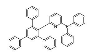 diphenyl-[6-(2,4,6-triphenylphenyl)pyridin-2-yl]phosphane结构式