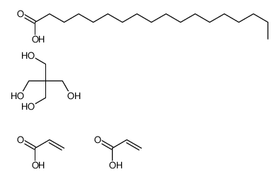 2,2-bis(hydroxymethyl)propane-1,3-diol,octadecanoic acid,prop-2-enoic acid Structure