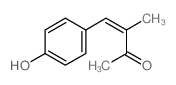 (Z)-4-(4-hydroxyphenyl)-3-methyl-but-3-en-2-one结构式