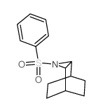3-(phenylsulfonyl)-3-azatricyclo[3.2.2.02,4]nonane结构式