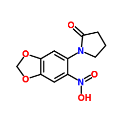 1-(6-Nitro-1,3-benzodioxol-5-yl)-2-pyrrolidinone picture