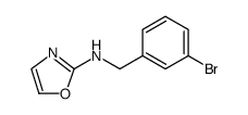 2-Oxazolamine, N-[(3-bromophenyl)methyl]结构式