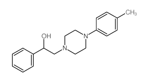 1-Piperazineethanol,4-(4-methylphenyl)-a-phenyl-结构式