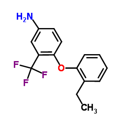 4-(2-Ethylphenoxy)-3-(trifluoromethyl)aniline Structure