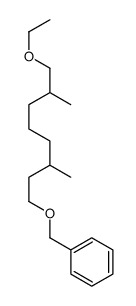 (8-ethoxy-3,7-dimethyloctoxy)methylbenzene Structure