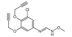 N'-[3-chloro-4,5-bis(prop-2-ynoxy)phenyl]-N-methoxymethanimidamide结构式