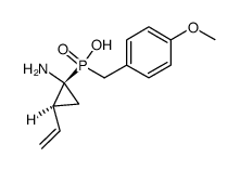 (1-amino-2-vinyl-cyclopropyl)-(4-methoxy-benzyl)-phosphinic acid Structure