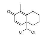 4a-dichloromethyl-1-methyl-5,6,7,8-tetrahydro-4aH-naphthalen-2-one Structure