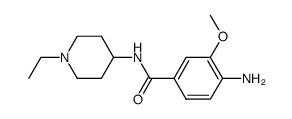 4-amino-N-(1-ethyl-piperidin-4-yl)-3-methoxy-benzamide Structure