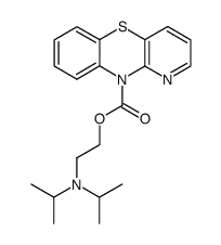benzo[b]pyrido[2,3-e][1,4]thiazine-10-carboxylic acid 2-diisopropylamino-ethyl ester Structure