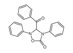 2,4-diphenyl-3-benzoyl-1-oxa-2,4-diazolidin-5-one Structure