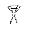 bis(η(2)-ethene)(η(6)-toluene)iron Structure