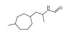 N-[1-methyl-2-(4-methyl-cycloheptyl)-ethyl]-formamide结构式