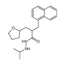 opt.-inakt. 3--2-tetrahydrofurfuryl-propionsaeure-<2-isopropyl- hydrazid> Structure