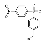 1-(bromomethyl)-4-(4-nitrophenyl)sulfonylbenzene Structure