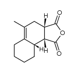 (+/-)-4-methyl-(8ar)-1,2,3,5,6,7,8,8a-octahydro-naphthalene-1t,2t-dicarboxylic acid-anhydride结构式