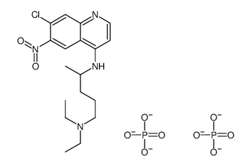 7-Chloro-4-((4-(diethylamino)-1-methylbutyl)amino)-6-nitroquinoline di phosphate picture