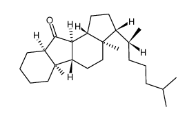 B-nor-5β-cholestanone-(6) Structure