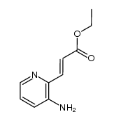 ethyl 3-amino-2-pyridineacrylate Structure