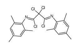bismesityldichloromalonimidoyl dichloride Structure