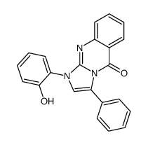 1-(2-hydroxyphenyl)-3-phenylimidazo[2,1-b]quinazolin-5-one结构式
