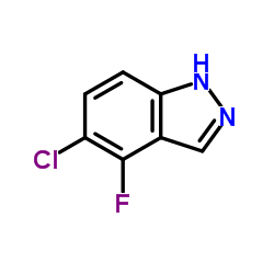 5-Chloro-4-fluoro-1H-indazole Structure