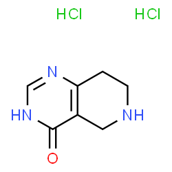 5,6,7,8-四氢吡啶并[4,3-d]嘧啶-4(3H)-酮二盐酸盐结构式