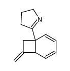 7-methylene-1-(pyrrolin-2'-yl)bicyclo[4.2.0]octa-2,4-diene Structure