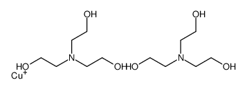 2-[bis(2-hydroxyethyl)amino]ethanol,copper(1+)结构式