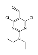 4,6-dichloro-2-(diethylamino)pyrimidine-5-carbaldehyde结构式