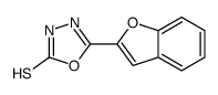 5-(1-benzofuran-2-yl)-1,3,4-oxadiazole-2-thiol Structure