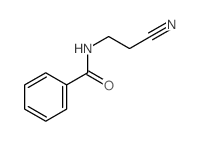 Benzamide, N-(2-cyanoethyl)- structure
