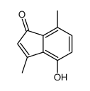 4-hydroxy-3,7-dimethylinden-1-one Structure