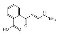 2-(hydrazinylmethylidenecarbamoyl)benzoic acid结构式