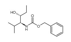 benzyl ((3S,4R)-4-hydroxy-2-methylhexan-3-yl)carbamate结构式
