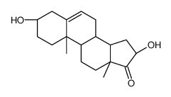 16α-hydroxy-3β-dehydroepiandrosterone结构式