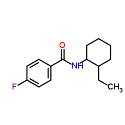 N-(2-Ethylcyclohexyl)-4-fluorobenzamide Structure
