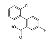 2-(2-chlorophenyl)-5-fluorobenzoic acid Structure