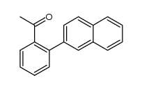 1-[2-(naphthalen-2-yl)phenyl]ethanone结构式