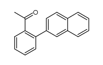 1-[2-(naphthalen-2-yl)phenyl]ethanone Structure