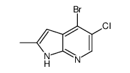 1H-Pyrrolo[2,3-b]pyridine, 4-bromo-5-chloro-2-Methyl- picture