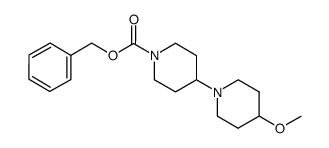 benzyl 4-methoxy-1,4'-bipiperidine-1'-carboxylate结构式