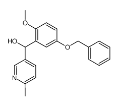 (5-benzyloxy-2-methoxyphenyl)-(6-methylpyridin-3-yl)methanol Structure