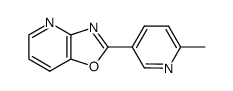 2-(6-Methyl-pyridin-3-yl)-oxazolo[4,5-b]pyridine结构式