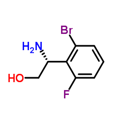 (2R)-2-Amino-2-(2-bromo-6-fluorophenyl)ethanol Structure