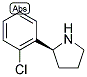 (S)-2-(2-CHLOROPHENYL)PYRROLIDINE Structure