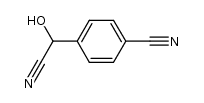 2-hydroxy-2-(4-cyanophenyl)ethanenitrile结构式