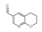 3,4-二氢-2H-吡喃并[2,3-b]吡啶-6-甲醛结构式