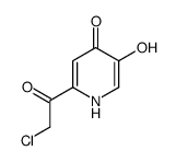 Ethanone, 2-chloro-1-(4,5-dihydroxy-2-pyridinyl)- (9CI)结构式