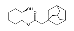 (1R,2R)-2-hydroxycyclohexyl 2-(adamantan-1-yl)acetate Structure